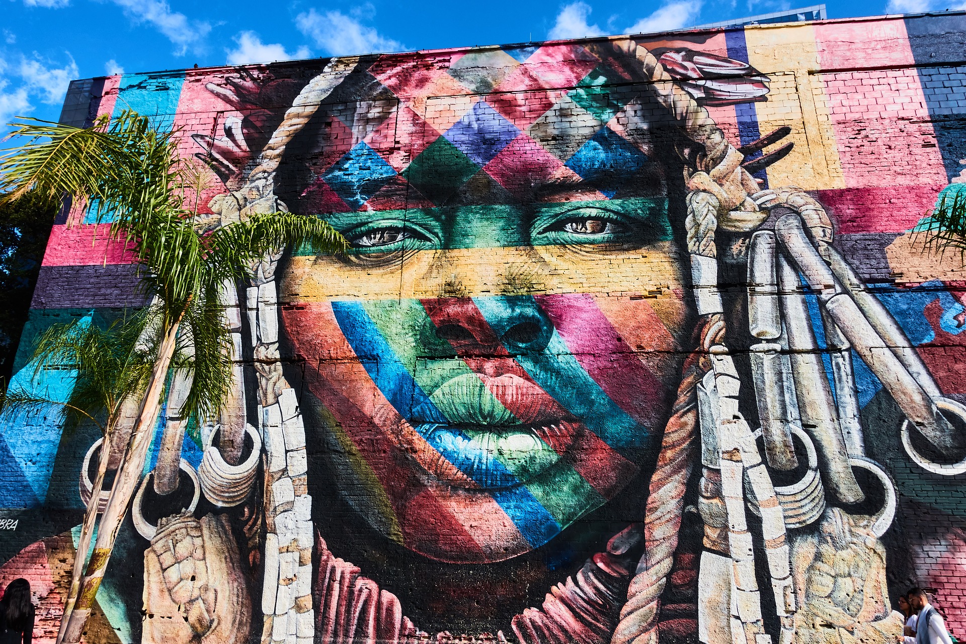 murales indios Rio de Janeiro